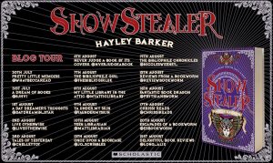 Show Stealer by Hayley Barker blog tour poster