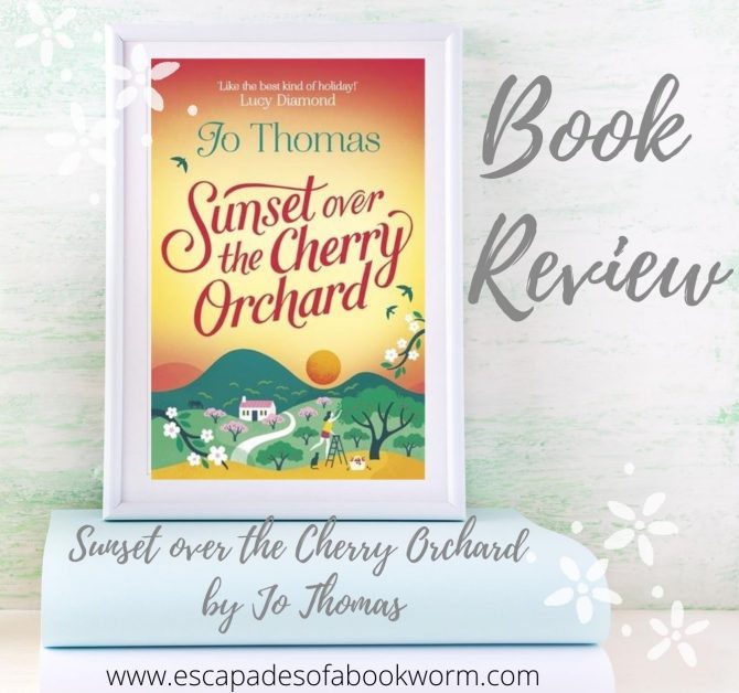 Sunset over the Cherry Orchard by Jo Thomas